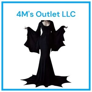 Black Gothic Long Sleeve Dress